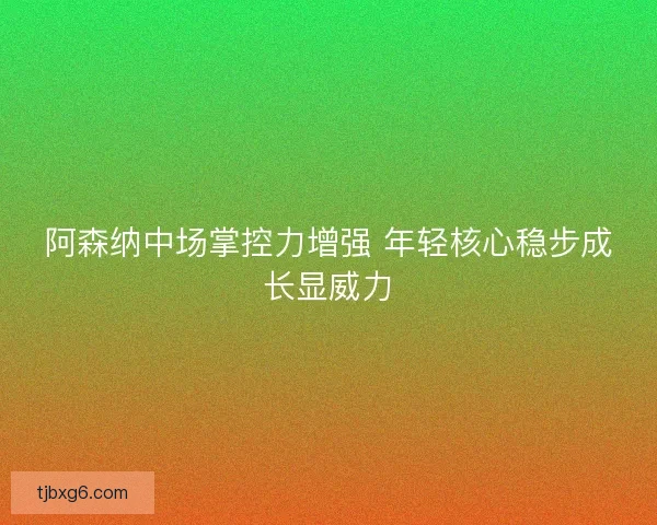 阿森纳中场掌控力增强 年轻核心稳步成长显威力 阿森纳中场掌控力增强 年轻核心稳步成长显威力